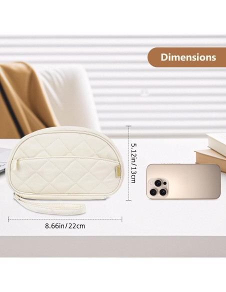 Organizador de Cables Dadanism Beige 22x13x2.5cm para Viaje Organizador de Cables Dadanism Beige 22x13x2.5cm para Viaje