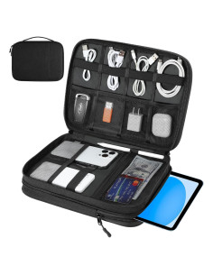 Organizador de Viaje Dadanism para Electrónicos 29x22cm Negro