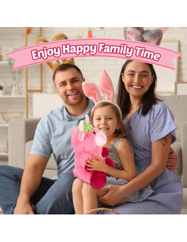 Peluche de Vaca Rosa HyDren 25 cm Suave y Lindo para Niños