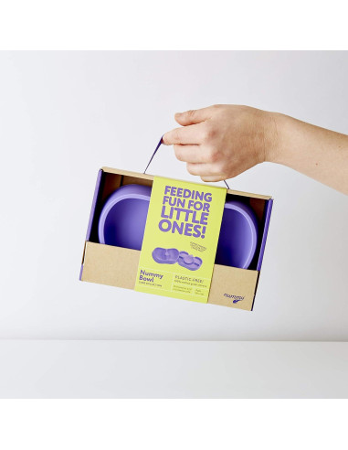 Tazón de Silicona Nummy con Ventosa Oculta - Verde 325ml