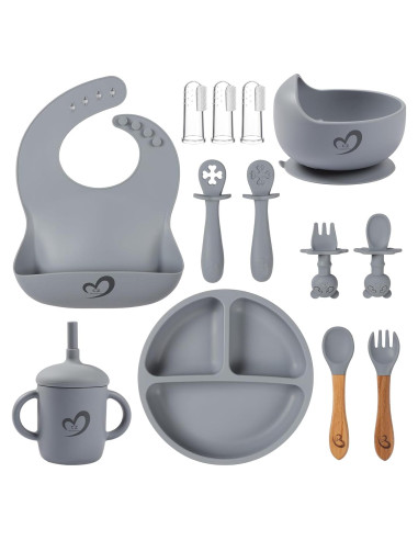 Set de Alimentación para Bebés CZ MURPHY - 13 Piezas Silicona