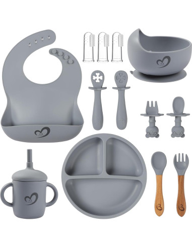 Set de Alimentación para Bebés CZ MURPHY - 13 Piezas Silicona