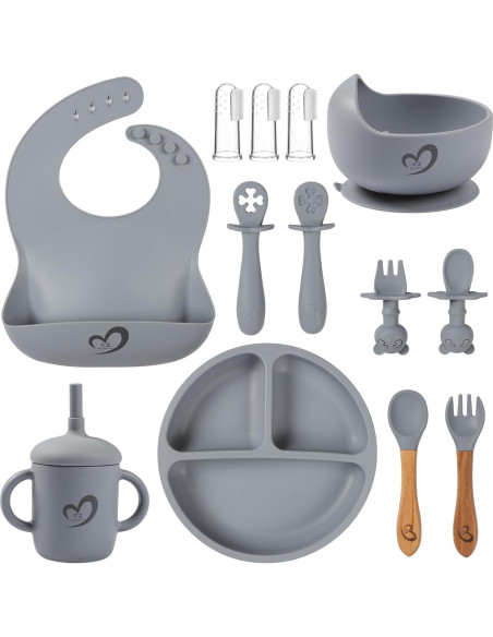 Set de Alimentación para Bebés CZ MURPHY - 13 Piezas Silicona