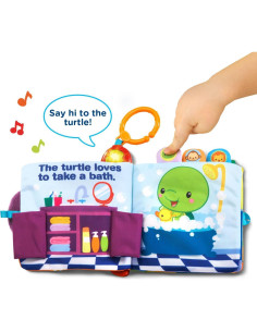 Libro para Bebés Interactivo VTech Peek and Play Púrpura 2