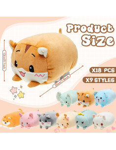 18 Juguetes de Peluche Animales Leitee 20 cm Suaves y Lindos 2