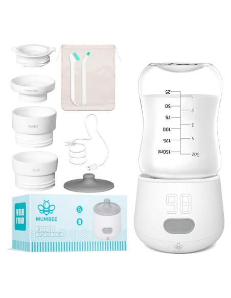 Calentador de Botellas Portátil 9000mAh BPA Free para Bebés