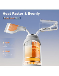 Calentador de Leche Portátil BOLOLO Pro 500ml Batería 14000mAh 2