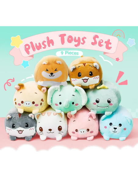 18 Juguetes de Peluche Animales Leitee 20 cm Suaves y Lindos