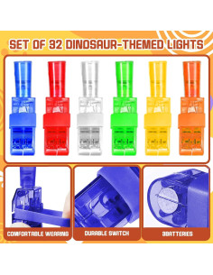 32 Luces LED para Dedos Groovy - Juguetes Brillantes para Fiesta 2