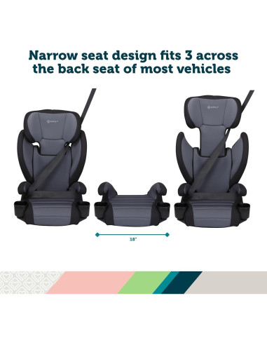 Asiento de automóvil elevador 2 en 1 Safety 1st Grow and Go, 18.14-45.36 kg, Arena Negra
