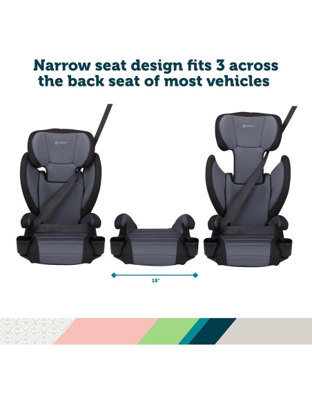 Asiento de automóvil elevador 2 en 1 Safety 1st Grow and Go, 18.14-45.36 kg, Arena Negra