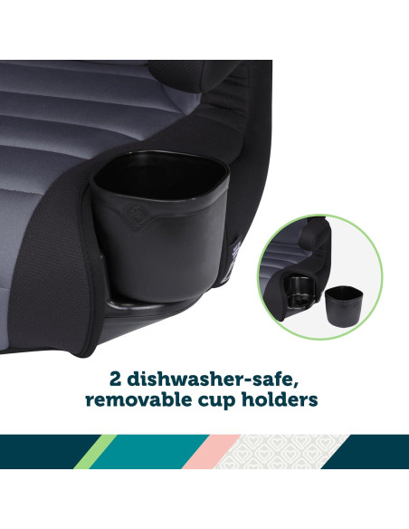 Asiento de automóvil elevador 2 en 1 Safety 1st Grow and Go, 18.14-45.36 kg, Arena Negra