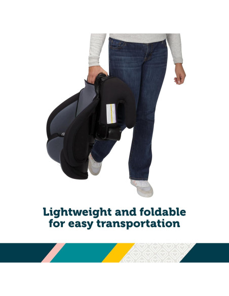 Asiento de automóvil elevador 2 en 1 Safety 1st Grow and Go, 18.14-45.36 kg, Arena Negra