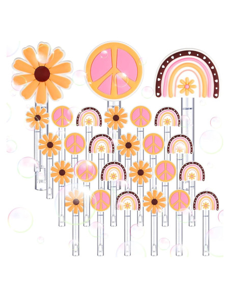 24 Varitas de Burbuja Mini Groovy Seenelling - Fiesta Niños