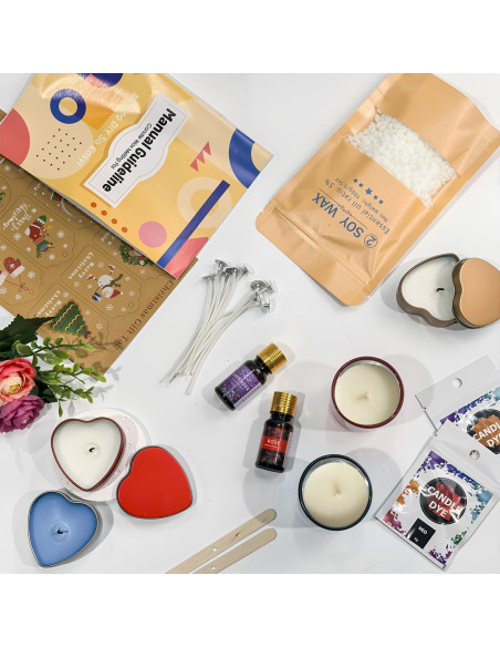 Kit de Fabricación de Velas Ksedcon 1kg con Olla Eléctrica