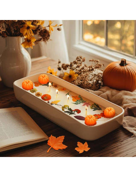 Kit de Moldes de Silicona Janinka para Velas Otoño 108 Pcs