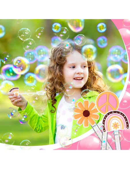 24 Varitas de Burbuja Mini Groovy Seenelling - Fiesta Niños