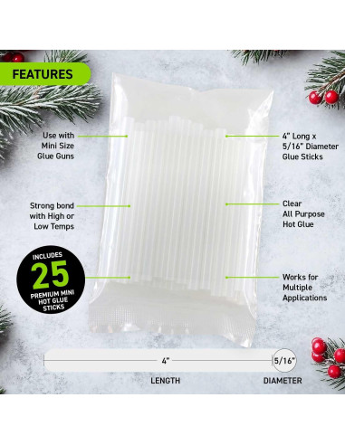 Kit de Pistola de Pegamento Surebonder Mini 10W con 25 Barras