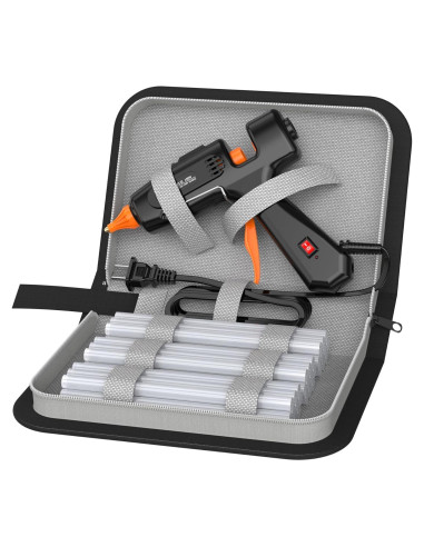 Pistola de Silicona Caliente IZIO 100W con 21 Barras 11.1mm