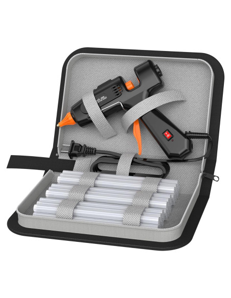 Pistola de Silicona Caliente IZIO 100W con 21 Barras 11.1mm