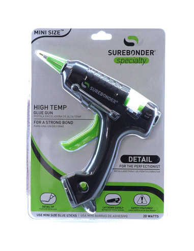 Pistola de Pegamento Caliente Surebonder H-195F 20W Alta Temperatura