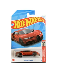 Hot Wheels Bugatti Chiron Rojo 1:64 Héroes del Cuarto de Milla
