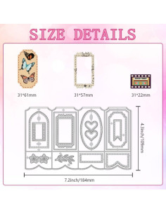 Troqueles de Corte para Tarjeta de Felicitación Plegable DELORIGIN 2