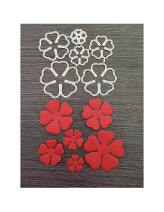 Troqueles de Scrapbooking en Forma de Flor Kashoer - Metal 2