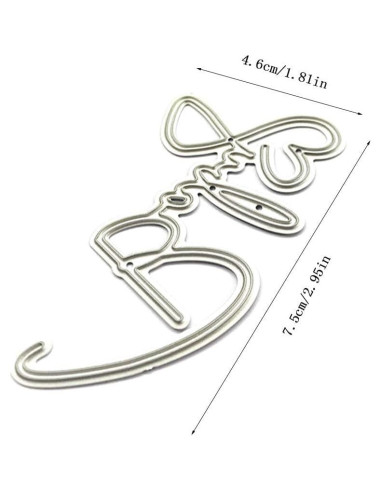 Troqueles de Corte de Metal Galepromot para Manualidades Plumas