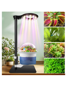 Kit de Terrario E SUPEREGROW con Luz de Crecimiento y Autorriego