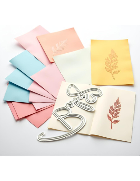 Troqueles de Corte de Metal Galepromot para Manualidades Plumas