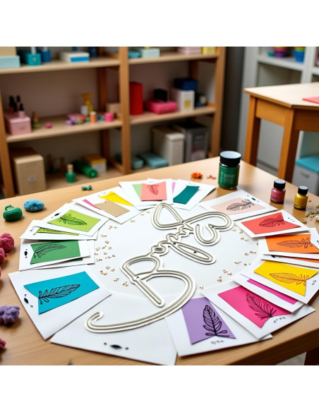 Troqueles de Corte de Metal Galepromot para Manualidades Plumas