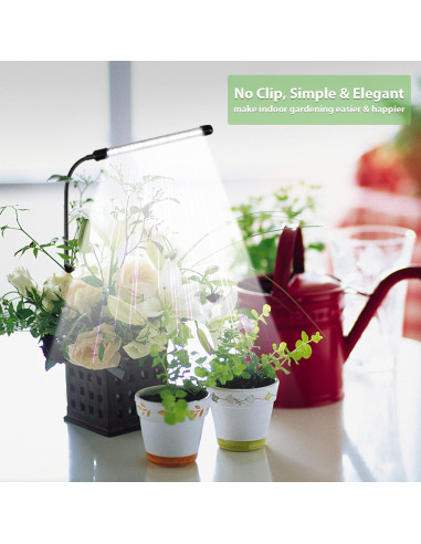 Lámpara de Crecimiento Juhefa 6000K LED para Plantas de Interior