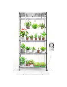 Invernadero Interior Barrina WI36 con Luz LED 36W 4 Niveles