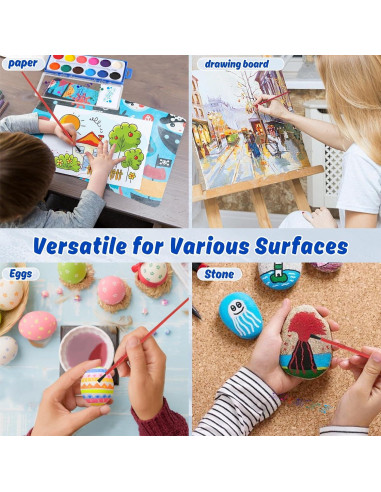 Set de Pintura Acuarela JIANERSHE 12 Colores Lavables 0.79kg