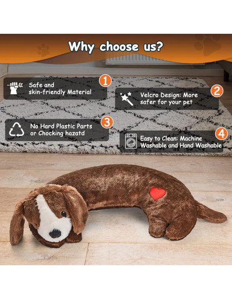 Juguete de Peluche con Latido Moropaky para Perros 22.8x21.9cm Juguete de Peluche con Latido Moropaky para Perros 22.8x21.9cm