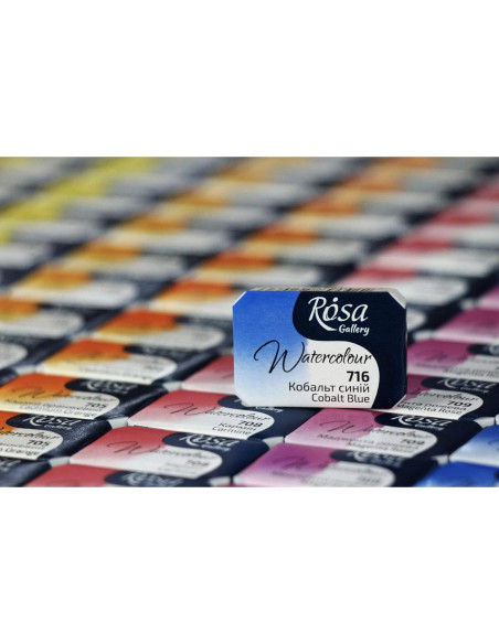 Set de 24 Pinturas Acuarela Rosa Gallery - Colores Vibrantes