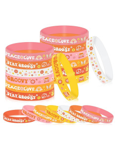 Pulseras de Silicona Sasylvia Hippie Boho 30 Pcs 20 cm
