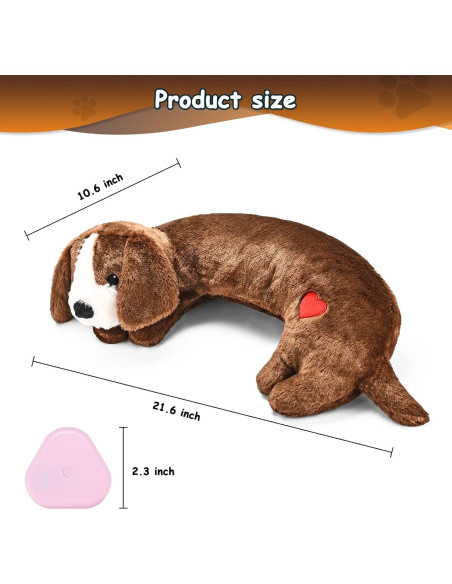 Juguete de Peluche con Latido Moropaky para Perros 22.8x21.9cm Juguete de Peluche con Latido Moropaky para Perros 22.8x21.9cm