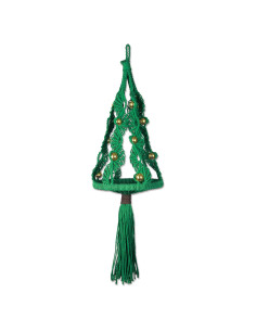 Kit de Macramé Árbol de Navidad Design Works 20x61 cm