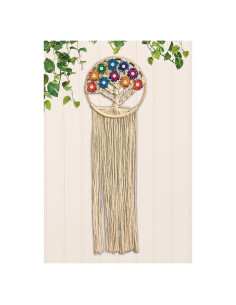 Kit de Macramé DesignWorks Ink Árbol de Flores 66 cm