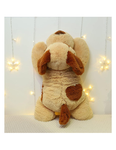 Perro de Peluche con Peso YESGIRL 68 cm 2.27 kg Marrón Claro
