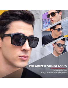 Gafas de sol polarizadas KUGUAOK unisex mate UV400 - 2 colores 2