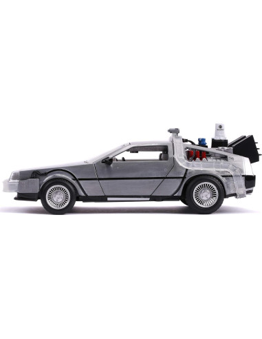 Juguete Diecast Jada 1:24 Máquina del Tiempo Regreso al Futuro