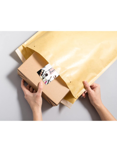 Tarjetas de Agradecimiento Kachy Design 100 Unidades 5x9 cm Tarjetas de Agradecimiento Kachy Design 100 Unidades 5x9 cm