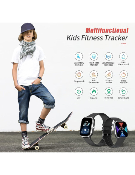 Reloj Inteligente HENGTO para Niños IP68 19 Modos Deportivos