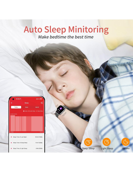 Reloj Inteligente HENGTO para Niños IP68 19 Modos Deportivos