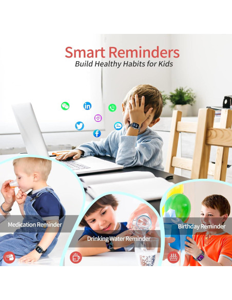 Reloj Inteligente HENGTO para Niños IP68 19 Modos Deportivos