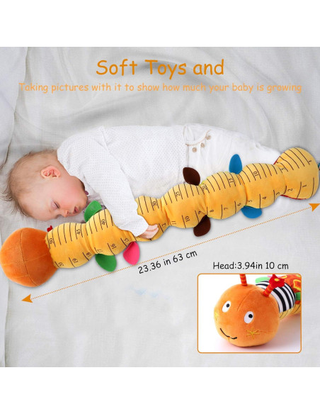 Gusano Musical Suave ZUCOOP 55.88 cm para Bebés 0-3 Años