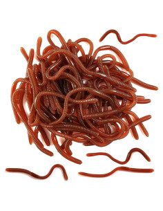 30 Gusanos de Tierra Falsos RONYOUNG 18cm Juguete de Broma